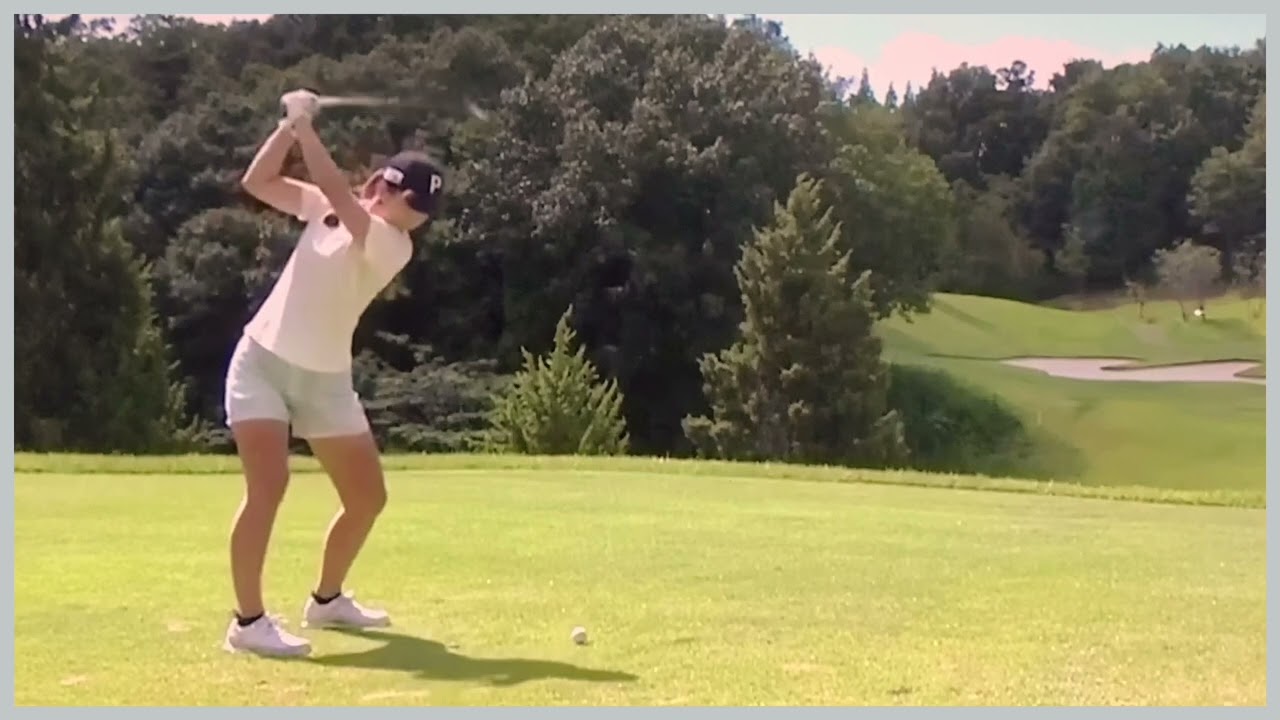 【ゴルフ】 菊地絵理香　スイング