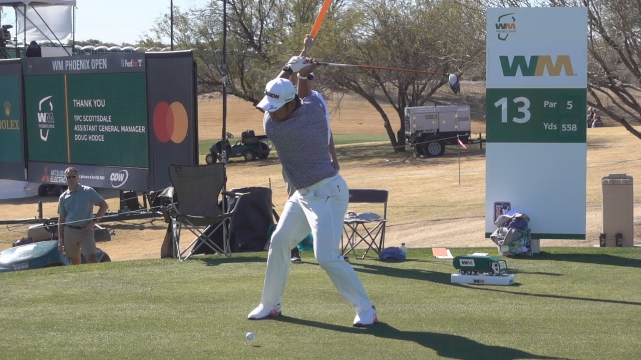 松山英樹選手 Hideki Matsuyama【Driver Shot】2022 Waste Management Phoenix Open