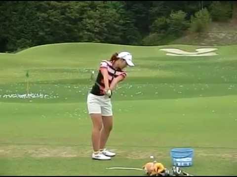 サントリーレディース　2014　斉藤愛璃プロ　アイアンショット