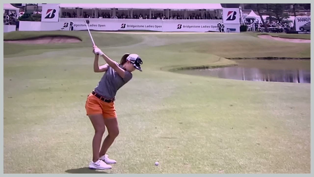 【ゴルフ】 上田桃子　スイング