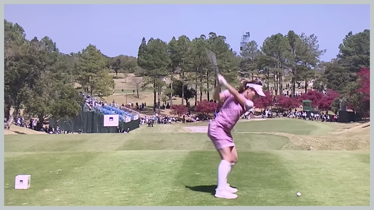 【ゴルフ】 木村彩子　スイング