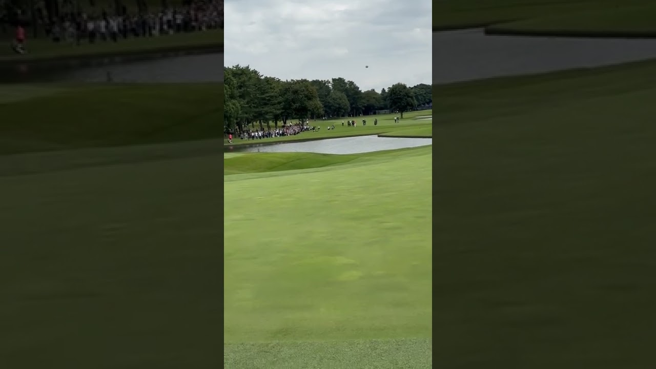 リッキー ファウラー ZOZO 2022 最終日 5番ホール セカンド Rickie Yutaka Fowler  #shorts