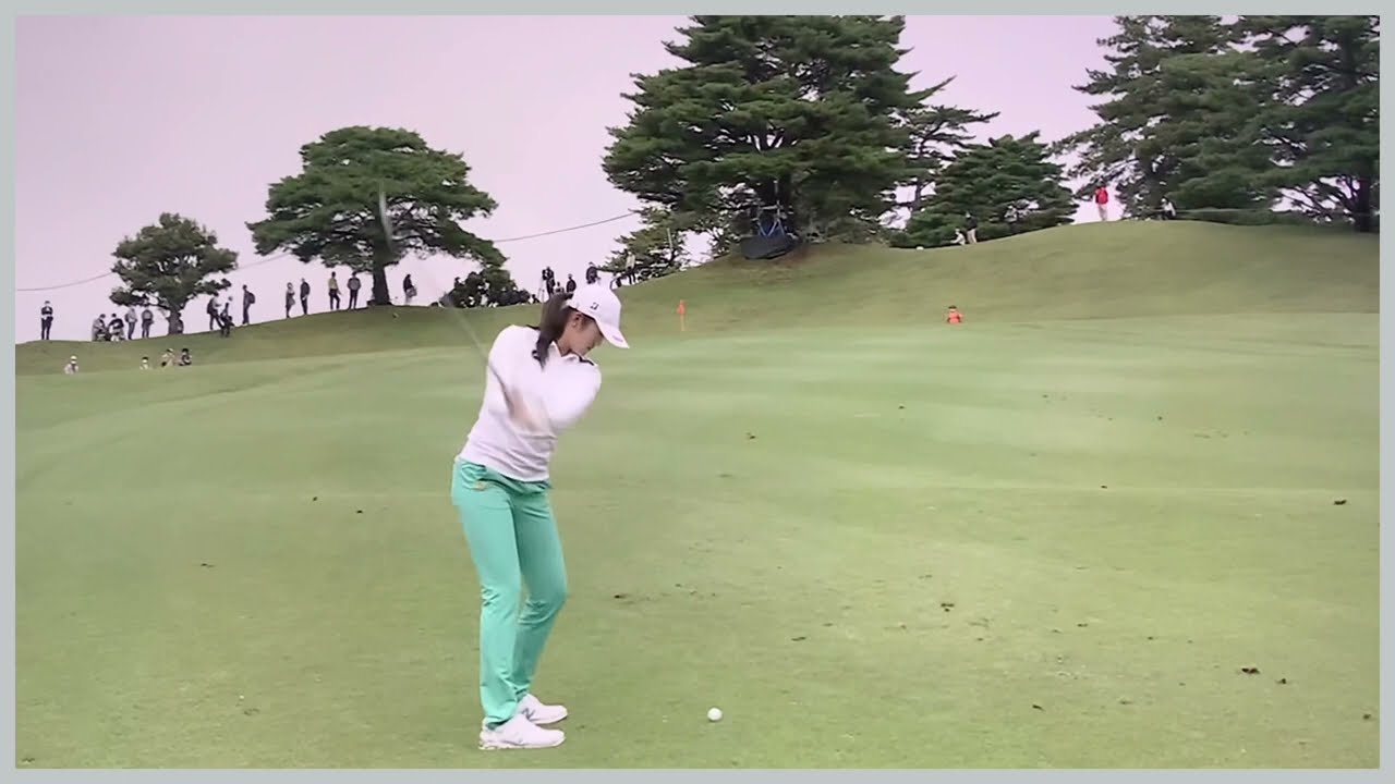 【ゴルフ】 稲見萌寧　スイング
