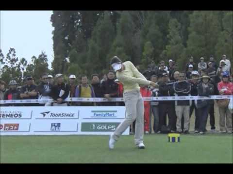 森田理香子最新ドライバースイング前方スロー！