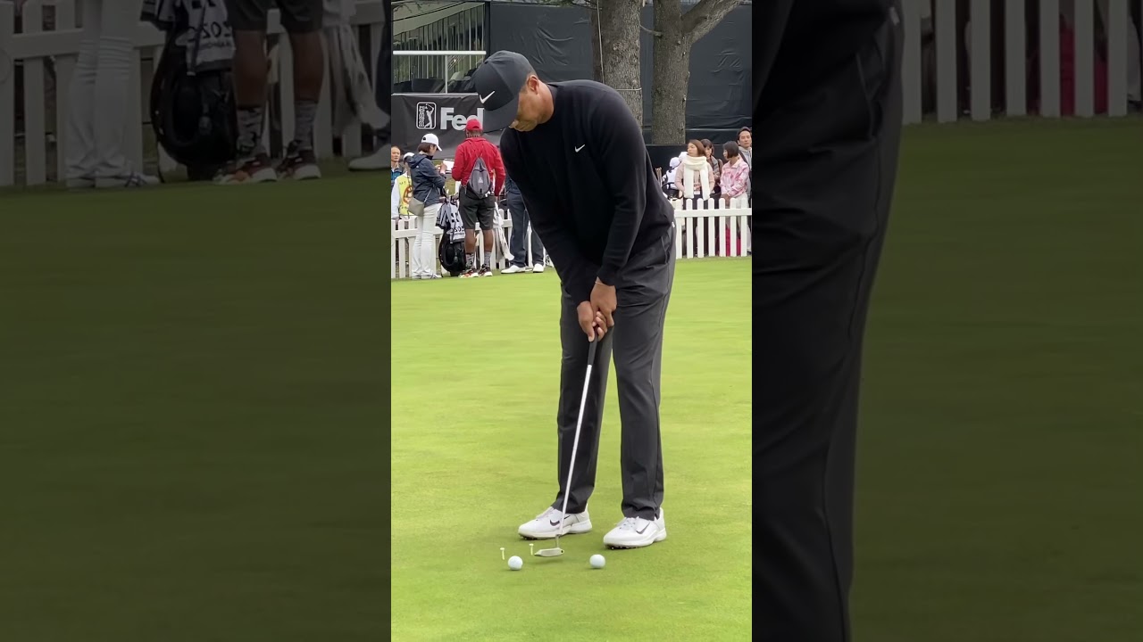 【Tiger Woods】パター練習　#Shorts #ゴルフ #タイガーウッズ