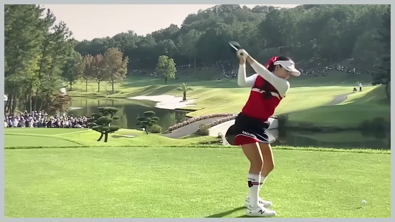 【ゴルフ】 河本結　スイング