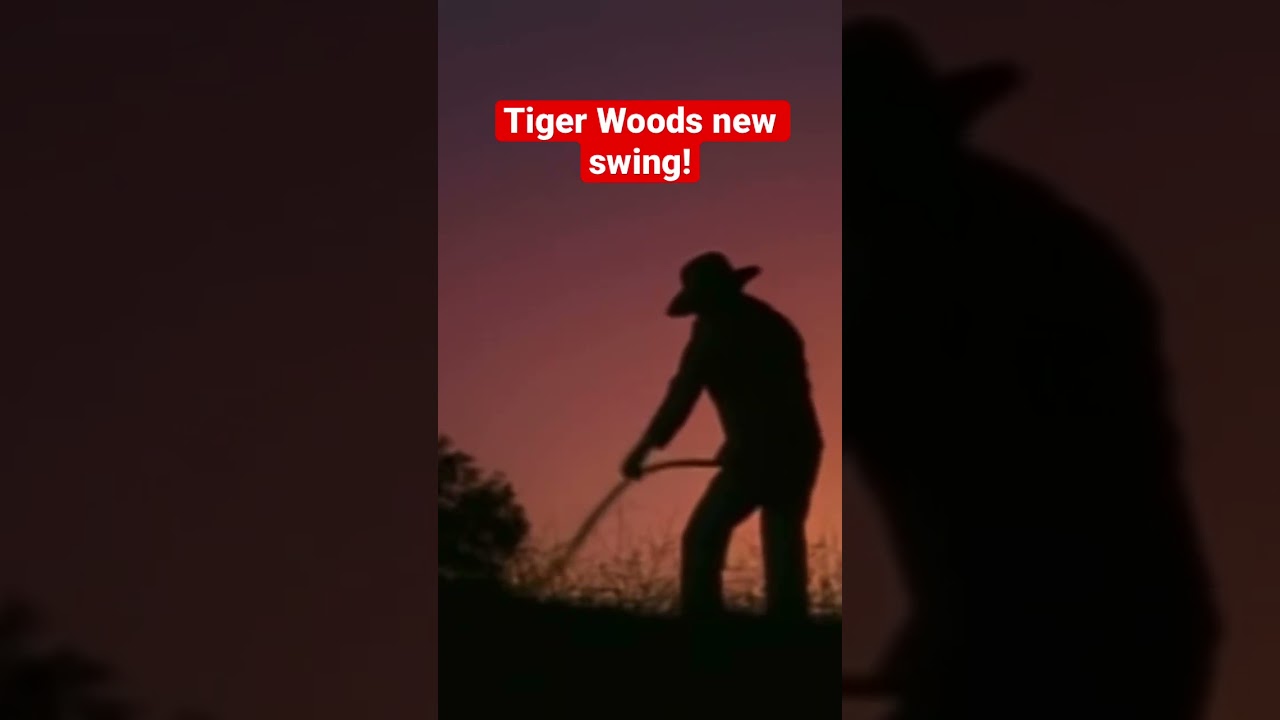Tiger Woods swing  change! #tigerwoods #golf #golfhighlights