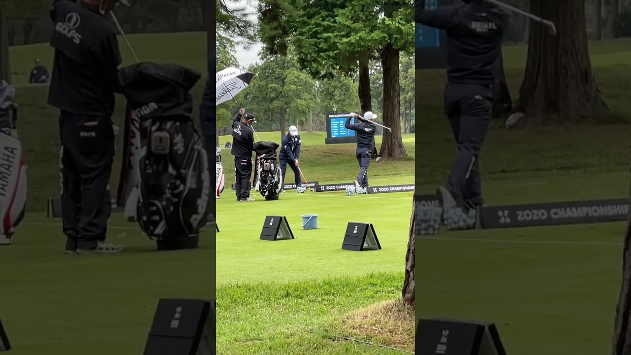 小平智選手　今平周吾選手　練習中　#shorts #pgatour #golfswing