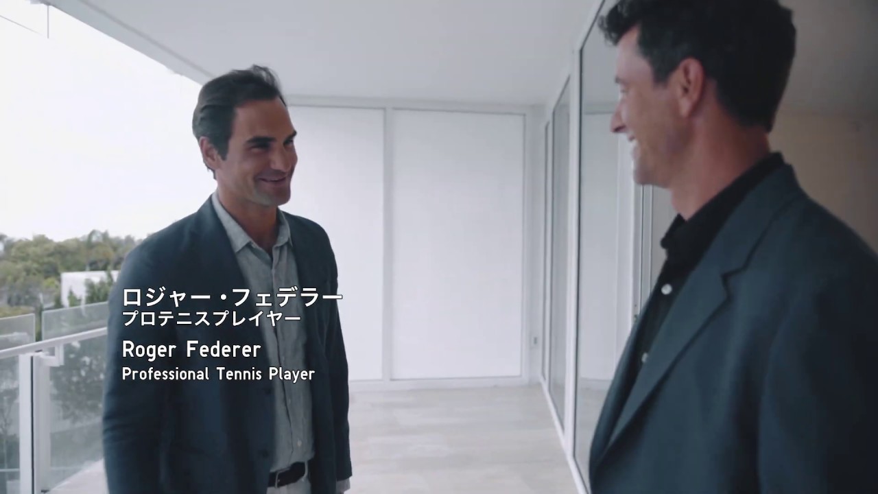 Roger Federer meets Adam Scott in Miami【PARENTS】