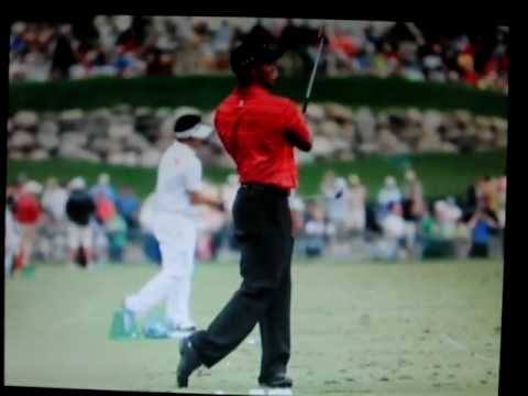 タイガーウッズ　体重移動と腰回転