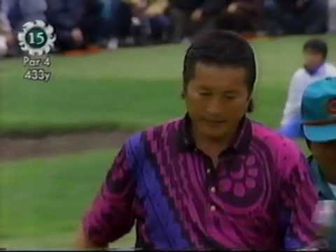ジャンボ尾崎　アプローチショット　1996　ダンロップフェニックス