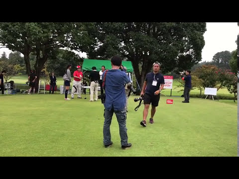 ジャンボ尾崎プロ ISPSプロアマ戦登場⛳