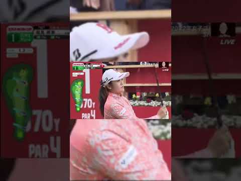 稲見 萌寧 #jlpga 1st shot #shorts #女子ゴルフ