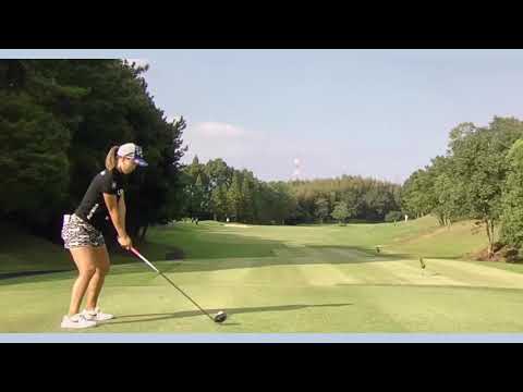 上田桃子 ゴルフ スイング スローモーション