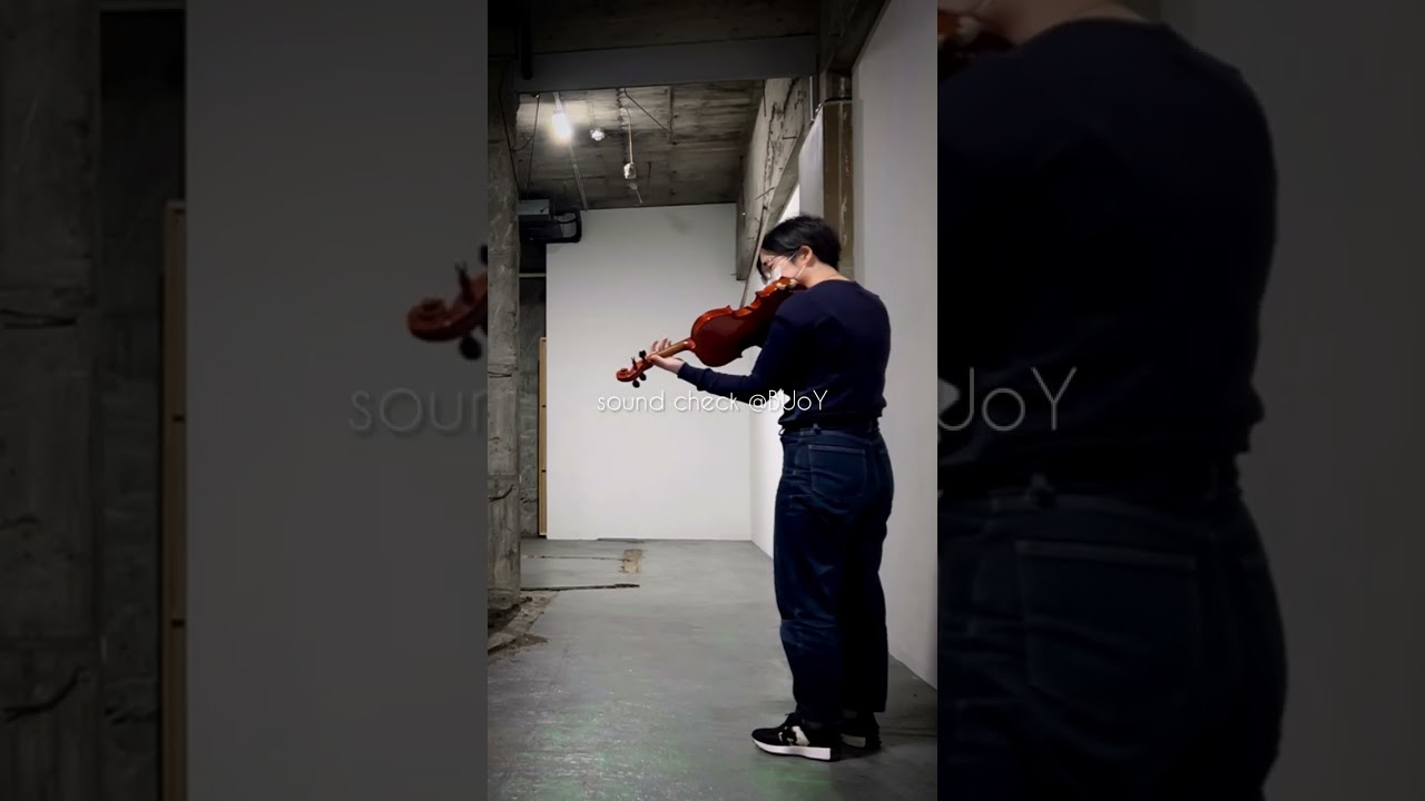 サウンドチェックⅠ.｜作品 #2 -俳優とヴァイオリニストによるインプロヴィゼーション