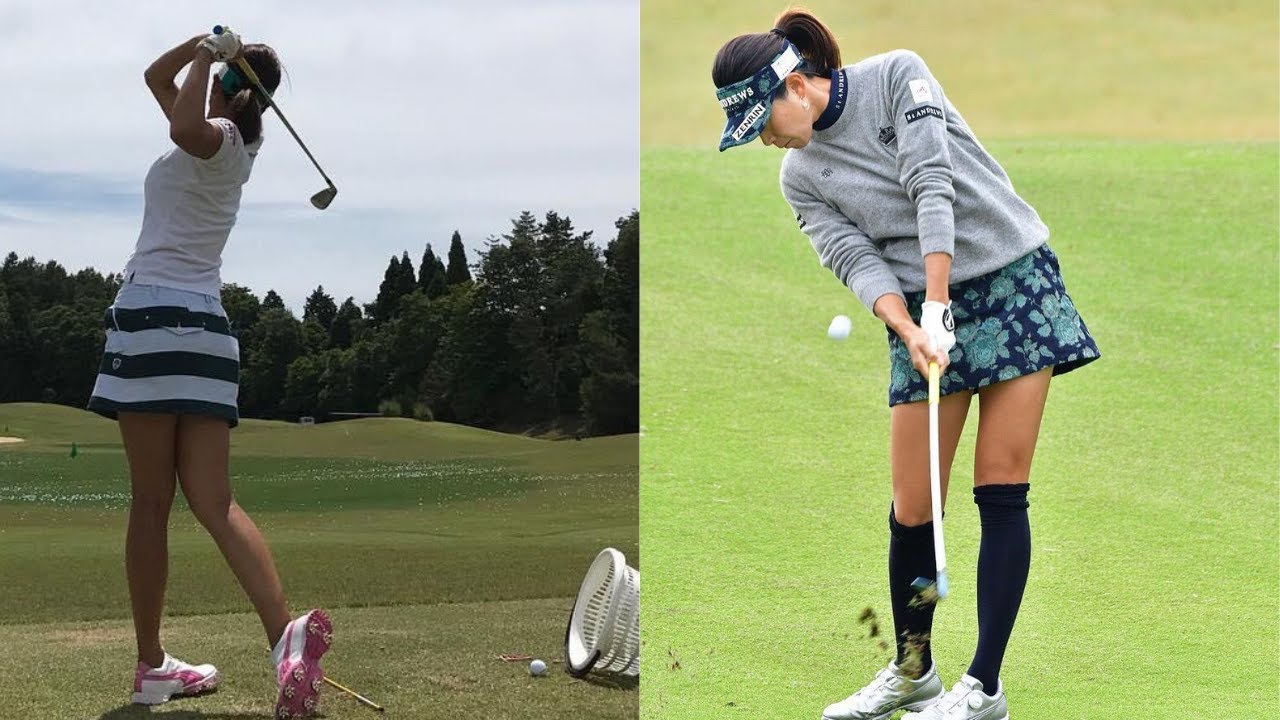 【美脚スイング】木戸愛（Megumi Kido）ゴルフスイング動画まとめ