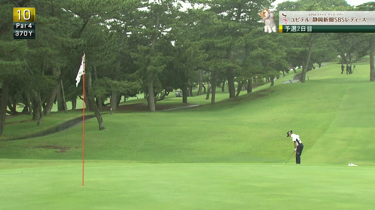 暫定7位タイ！藤田光里の10Hハイライト！！[ユピテル・静岡新聞SBSレディース]