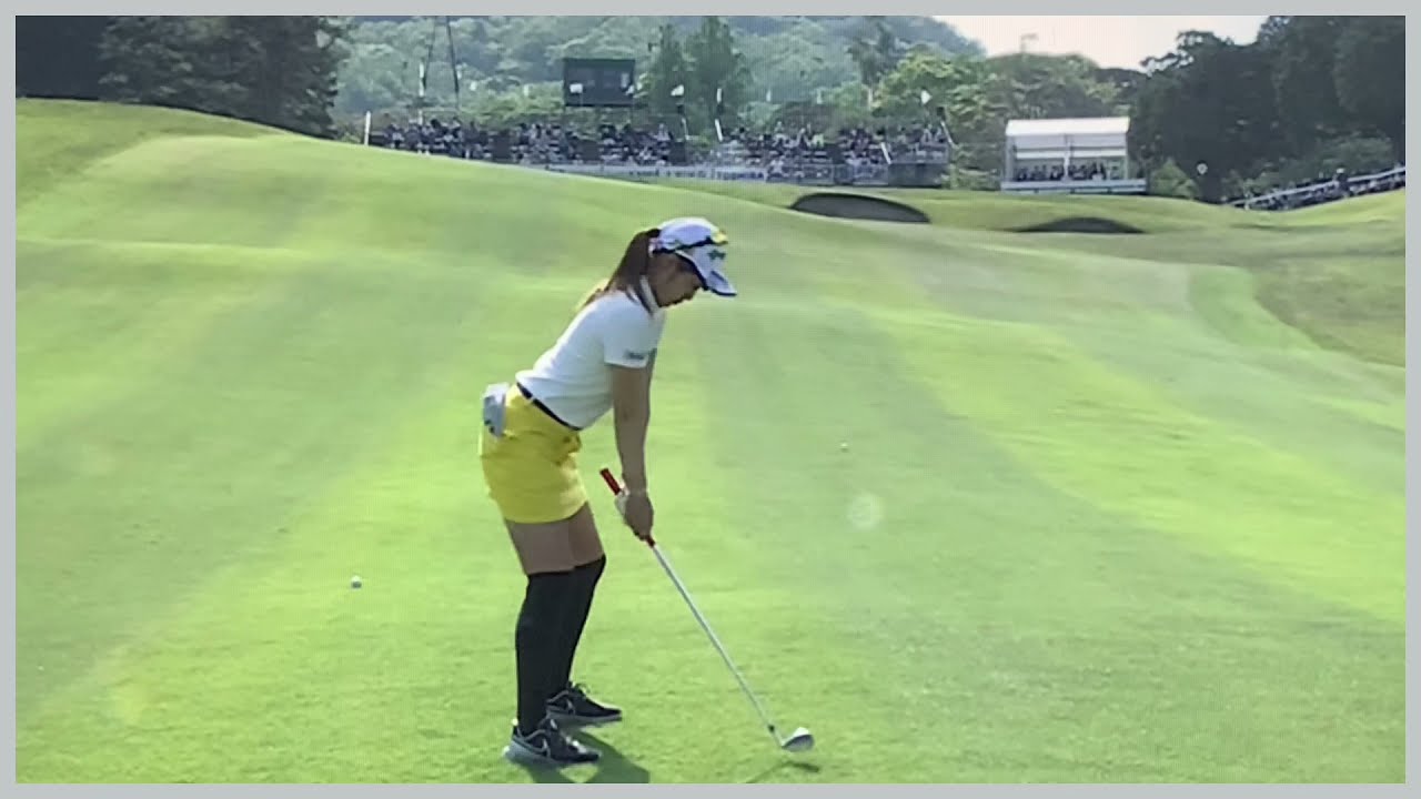 【ゴルフ】 田辺ひかり　スイング