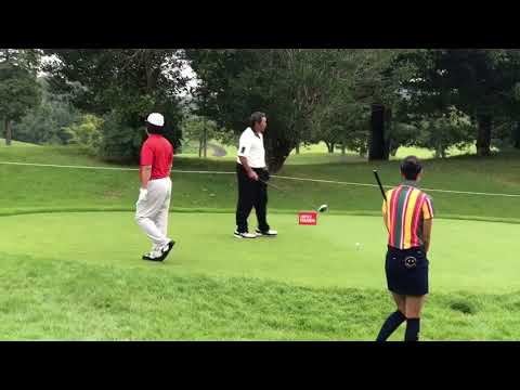 尾崎将司プロチーム(阿部桃子さん・半田会長)ゴルフショット集