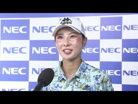 【フジテレビ公式】NEC軽井沢72ゴルフトーナメント2020＜鶴岡果恋（8位タイ）･第2日インタビュー＞