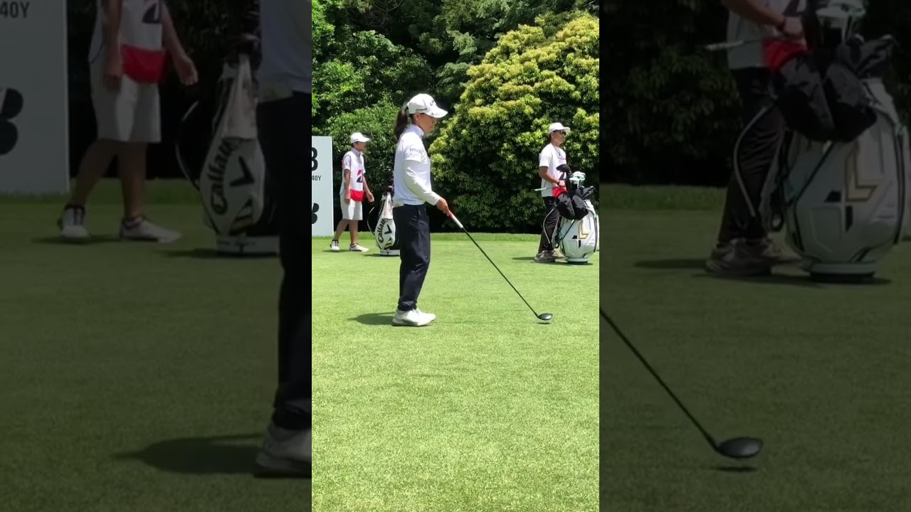 【横峯さくらプロ】ティーショット