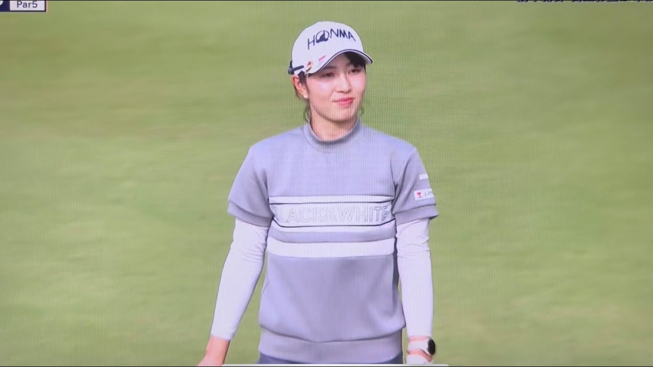 富士通レディース2022  JLPGAツアー2022シーズン第32戦　　10/15  第2ラウンド　　　　終盤の模様　　古江 彩佳　蛭田 みな美 　阿部 未悠