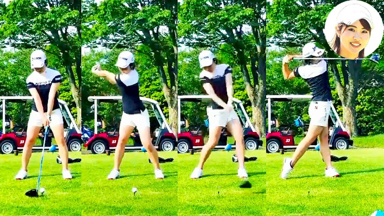 ​小野祐夢 Hiromu Ono プロゴルファー DRIVER SHOT SLOW MOTION !!!
