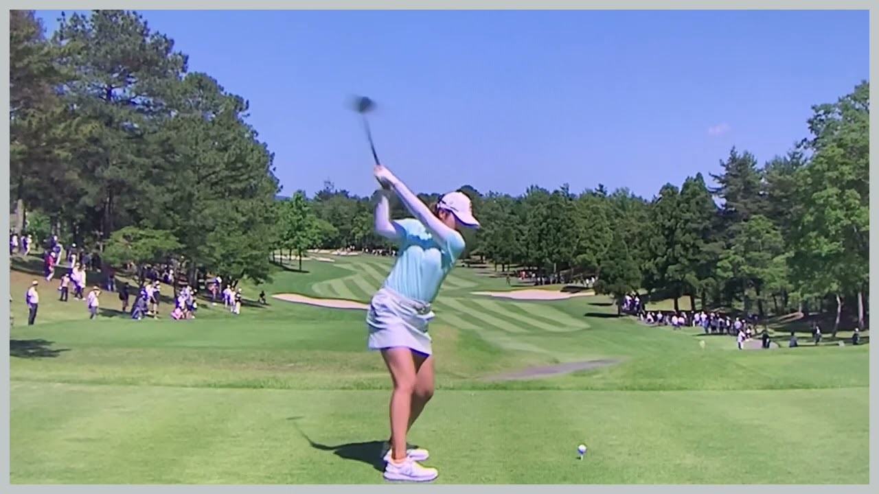 【ゴルフ】 稲見萌寧　スイング