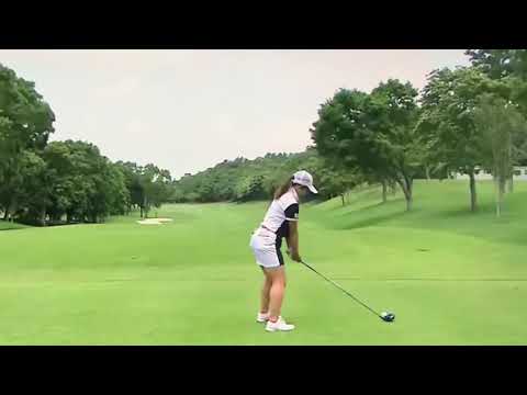 吉本ひかるプロ　ゴルフ スイング スローモーション