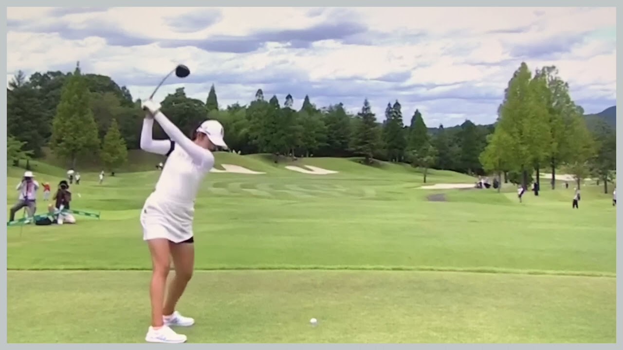 【ゴルフ】 稲見萌寧　スイング