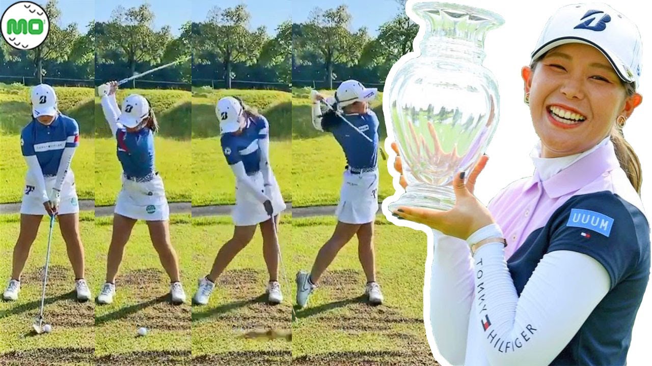 吉田優利 Yoshida Yuri 日本の女子ゴルフ スローモーションスイング!!!