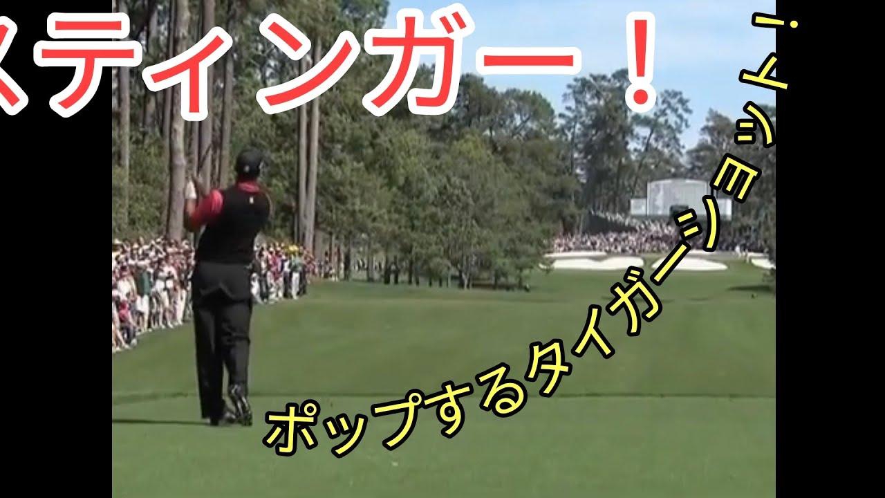 タイガーウッズ　スティンガーショット　Tiger Woods Stinger Shot