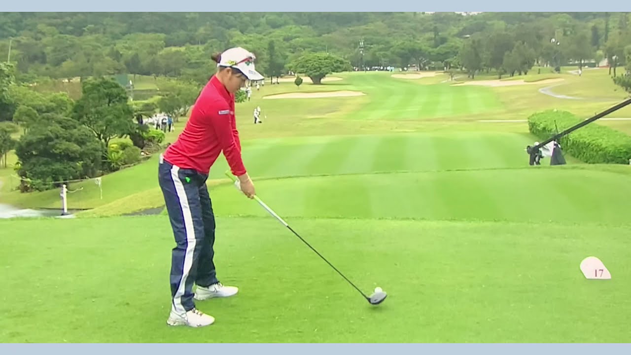 【ゴルフ】 田辺ひかり　スイング