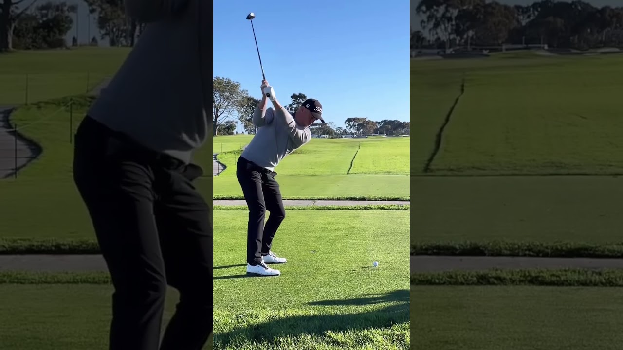 Justin Thomas hits perfect 3- wood on par 5