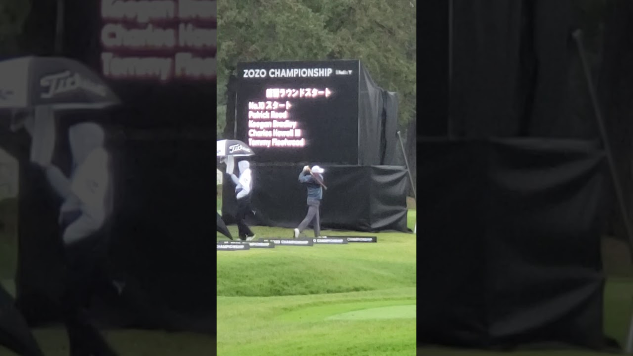 ZOZO CHAMPIONSHIP ジョーダンスピース選手のスイング①