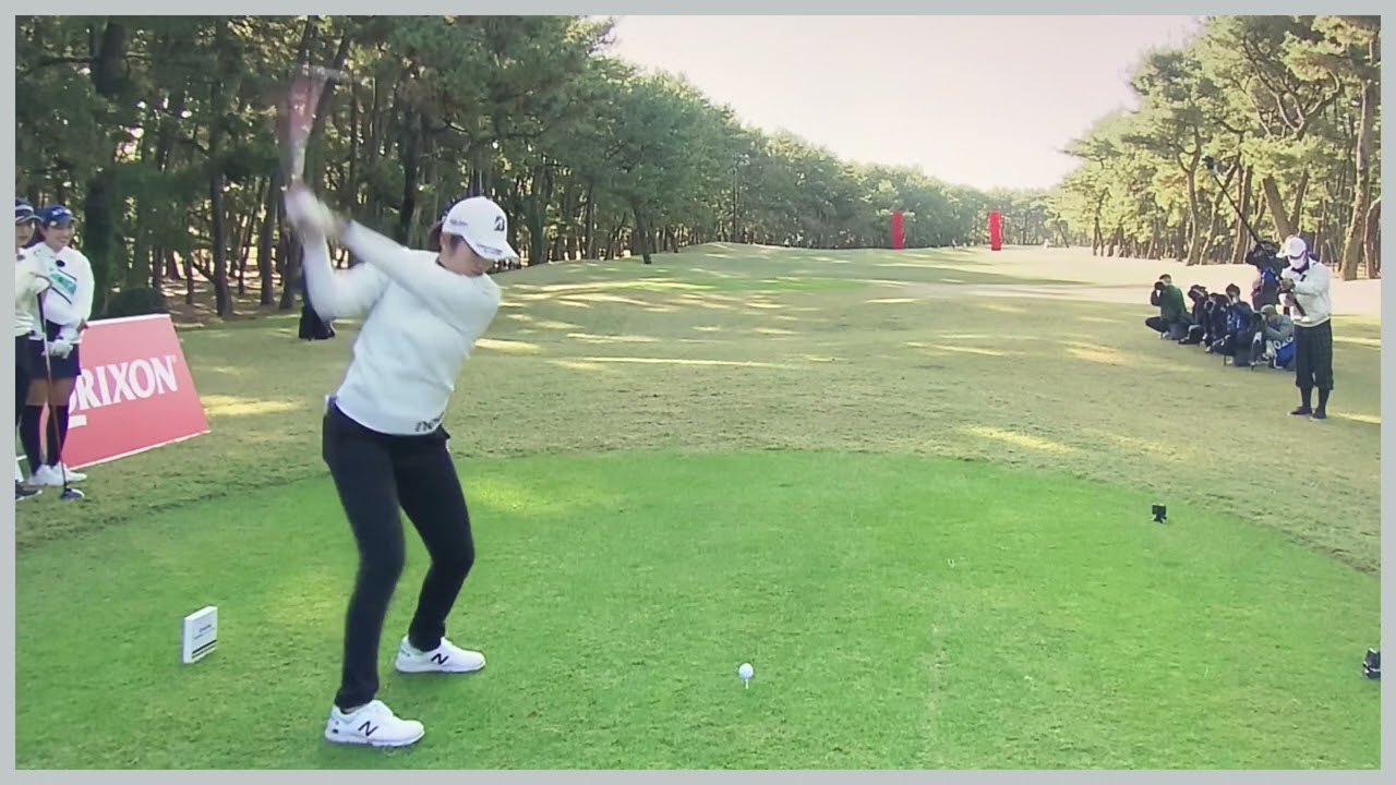 【ゴルフ】 稲見萌寧　スイング