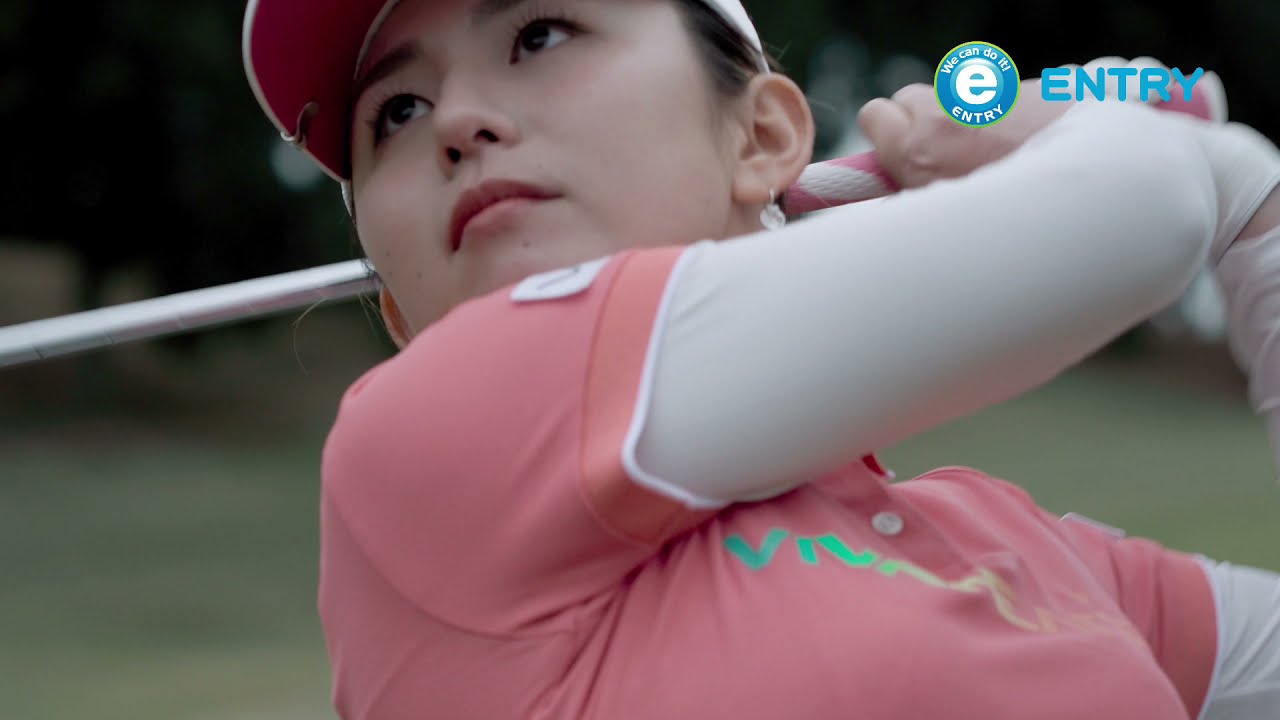 ENTRYタイアップCM 江澤亜弥選手 スイング篇 30秒