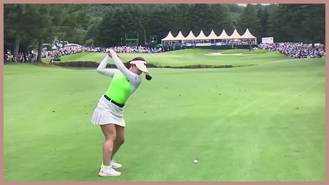 【ゴルフ】 吉本ひかる　スイング
