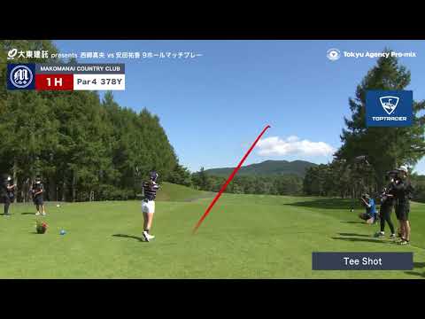 安田祐香ドライバーショット