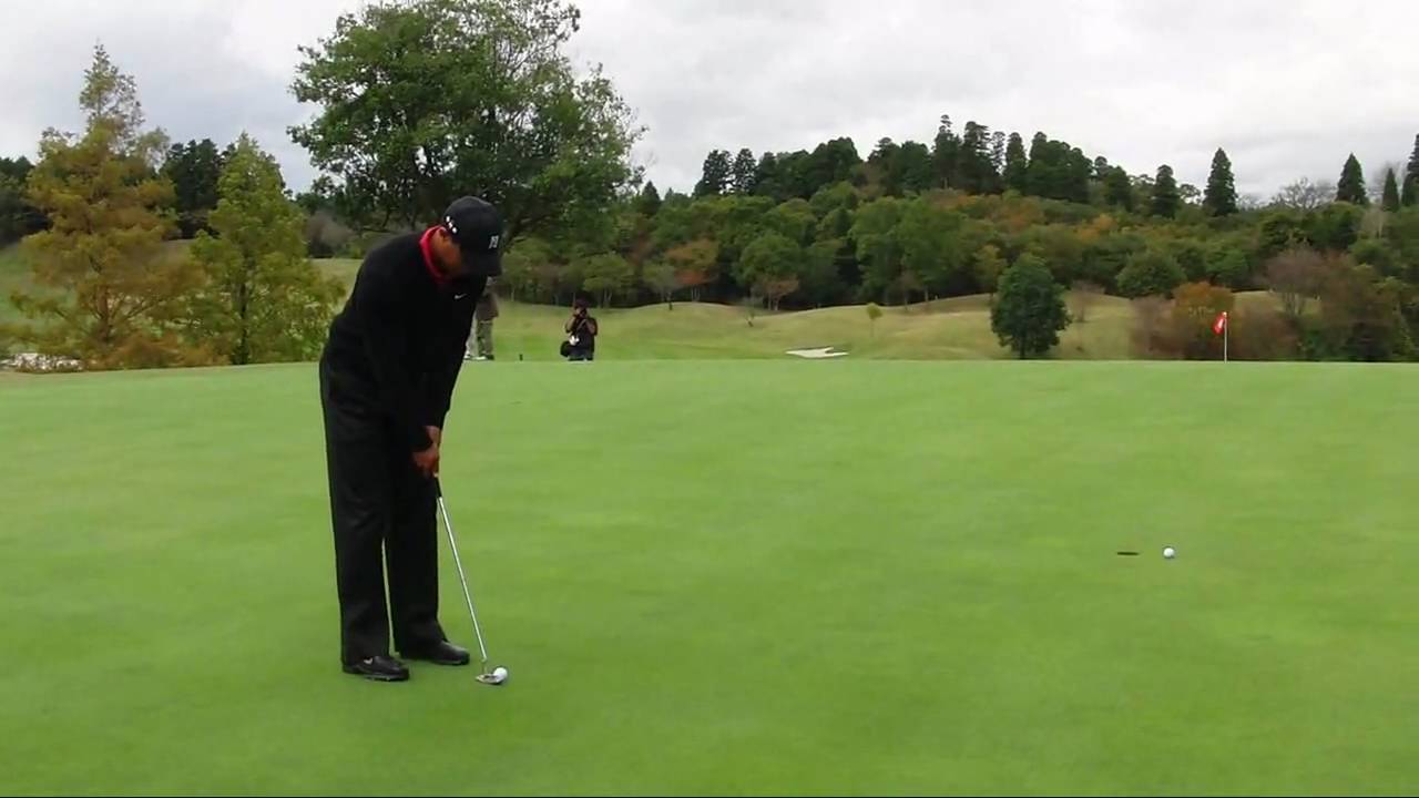 タイガー・ウッズ、パッティング編（＠NIKE GOLFイベント）