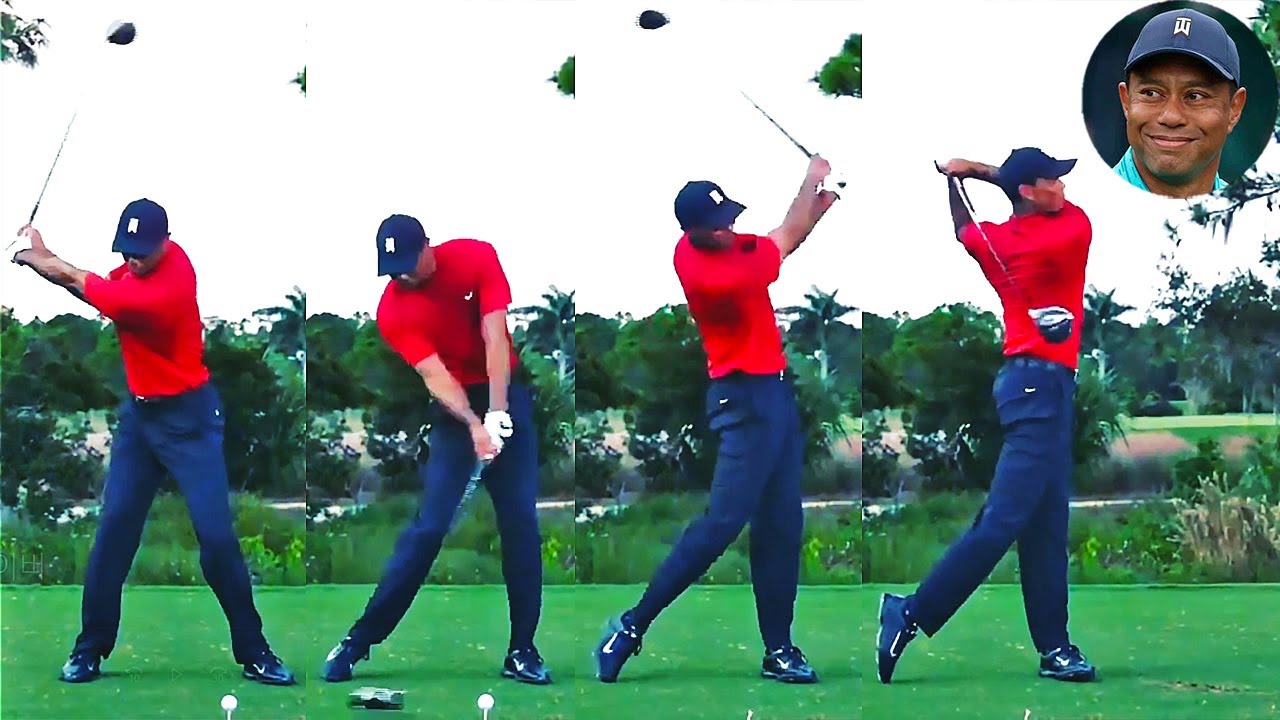 タイガー・ウッズ Tiger Woods プロゴルファー DRIVER SHOT SLOW MOTION !!!
