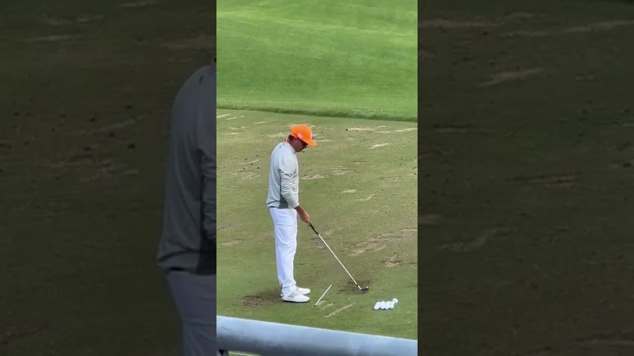 アイアン練習 PGA リッキーファウラー ZOZO 2022 最終日