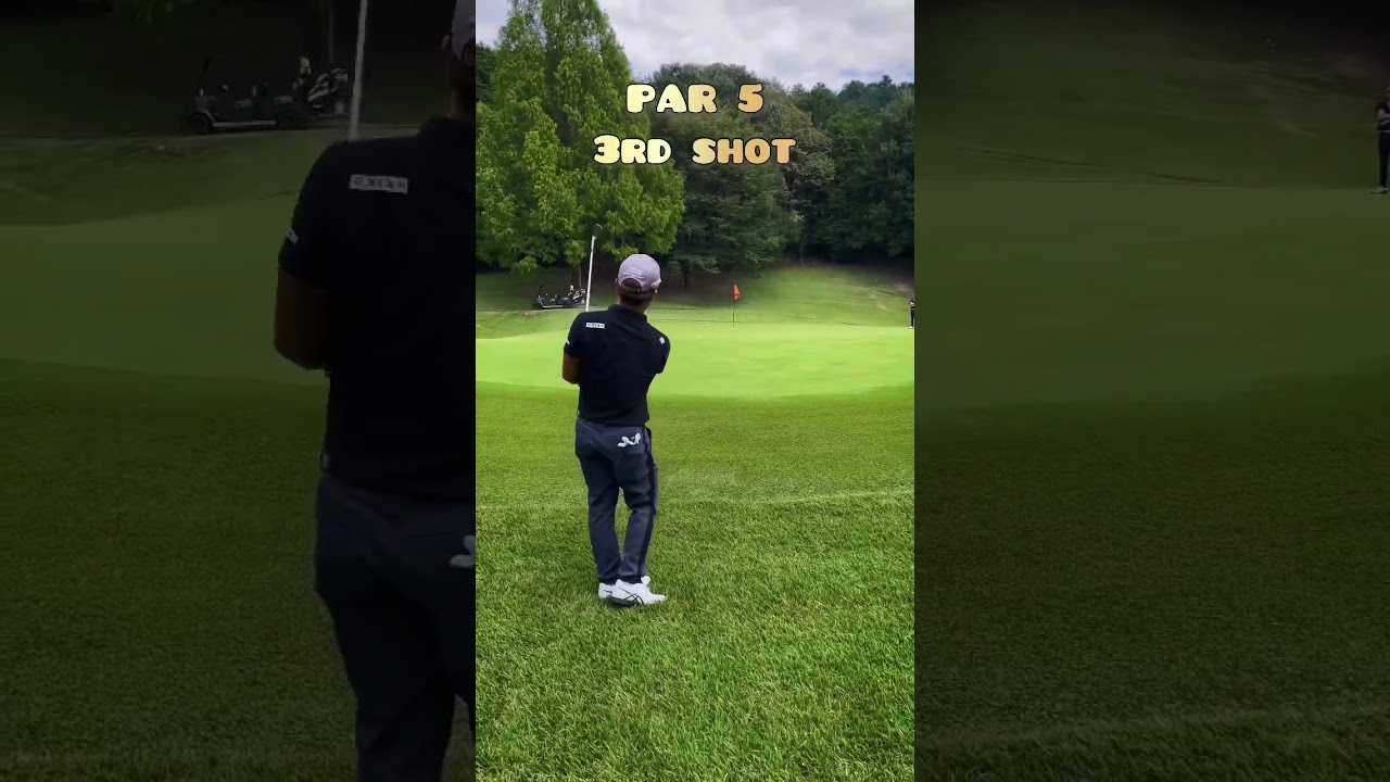 プロアマ戦で香妻プロ衝撃のイーグル⛳️#ゴルフ #イーグル #shorts