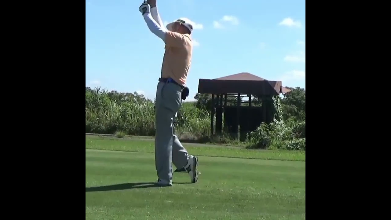 私のスイングは、下半身主導です。特に足を使います。参考にしたのはジャックニクラウスです。