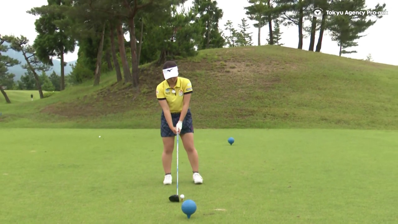 吉本ひかる ドライバーショット