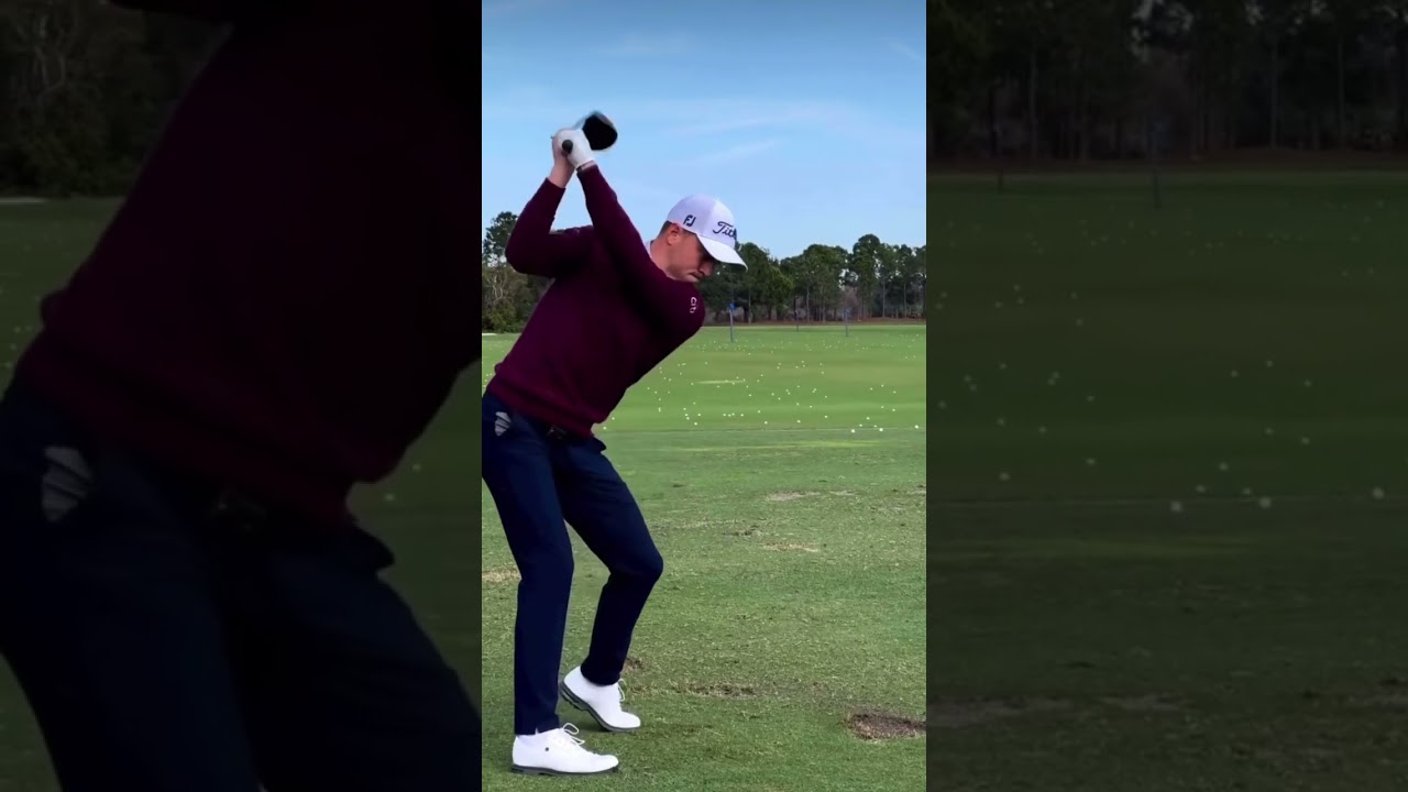 Why Does Justin Thomas Lift his Left Heel Of The Ground On His Swing!