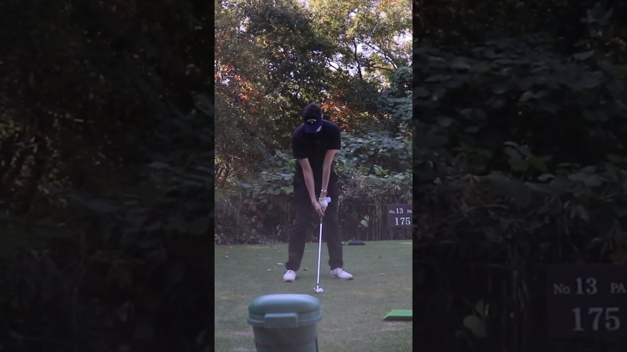 タイガーウッズのボールの潰し方（…つもりね） #shorts #youtubeshorts