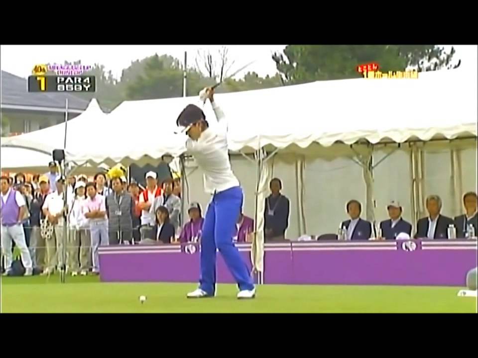 森田理香子さん美しいスイング（スロー）