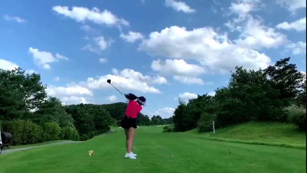 キム・ハヌル プロゴルファー ドライバーショットDRIVER SHOT SLOW MOTION !!!