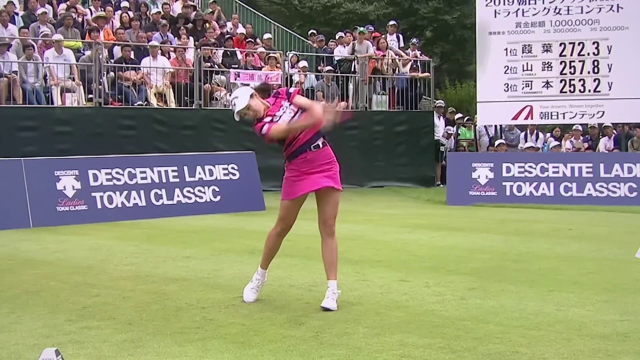 ⛳️ゴルフ⛳️ 三浦桃香 スローモーションスイング